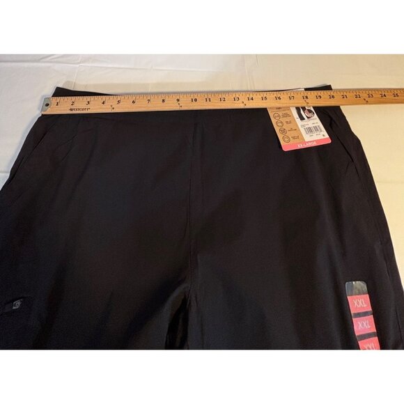 Zeroxposur Lined Stretch Pants Men's XXL Black Elastic Waistband Side Zip Pocket - Picture 10 of 11